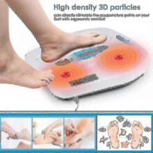 Massageador de pés com vibração e aquecimento, 9 modos de funcionamento, para estimular a circulação sanguínea.