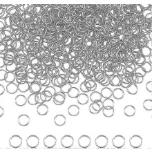 500 stuks duurzame verbindingsringen van 10 mm, 18 gauge roestvrij staal, open verbindingsringen voor het maken van sieraden