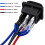 Sturdy Momentary Polarity Reverse Switch Waterproof Control Motor Actuator 6 Pin 3 Position Rocker Toggle Switch 2
