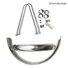 18inch 20inch Retro Road Bicycle Cover Bike Fender Stainless Steel Mudguard Front Rear Wing Fender Bike Accessory