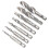 Kit de taraudage métrique à queue hexagonale 1/4" avec encoches hélicoïdales composées intégrées (7 pièces) 4