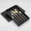 Wooden Handle Tableware 304 Stainless Steel Non-Deformable 5-Piece Kit Table Knife Fork Spoon 2