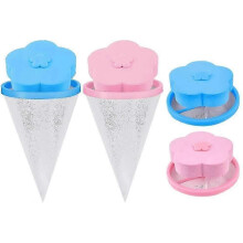 Lot de 6 sacs à peluches robustes pour lave-linge, en filet flottant.