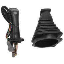 3-tlačidlový joystick pre bager, rukoväť prevodovky s prachovým krytom pre Doosan Dx150 215 225 300 370-9c
