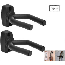 2 Stück Gitarrenhaken, Gitarrenständer-Wandhalterung, Gitarrenhakenhalter für alle Akustikgitarren und klassischen Gitarren