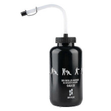 Gourde avec longue paille, sans plastique, pour gardien de but de boxe, 1 litre, idéale pour le sport.
