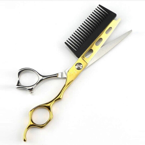 Sturdy 2 in 1 Hair Scissors with Comb