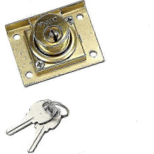 Cam Lock Furniture Lock Cylinder Brass Cam Lock Cupboard Cabinet Door Lock with Keys for Mailbox, Lockers, Cupboards - Q36