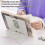 Portable Adjustable Angle Metal Eye Protective Reading Shelf Lightweight Blue) 1Pcs 4