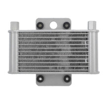 Radiatore di raffreddamento olio trasmissione in alluminio per motore da 50cc/250cc per moto, dirt bike e ATV.