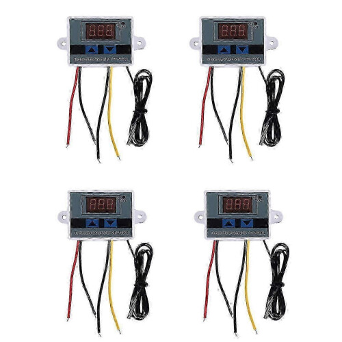 Efficient 220V Ac Digital Led Temperature Controller Xh-W3001 for Incubator Cooling Heating Switch Thermo 4PCS