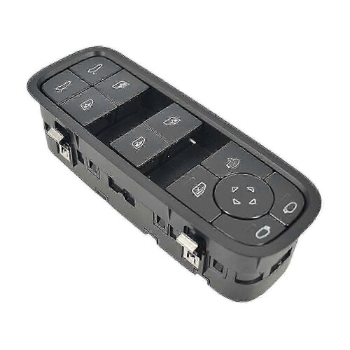 Interruptor de vidro elétrico robusto e compatível com Porsche Cayenne 2018-2021 para a porta dianteira esquerda.