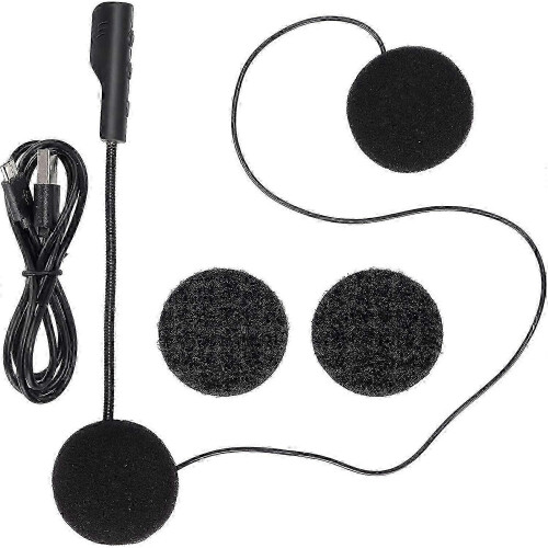 Fone de ouvido Bluetooth para capacete, intercomunicador para moto, BT5.0 2