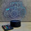 Sturdy Bedside Lamp Multi-color Remote Control 18.517cm Decorative Small Night Lightweight 3