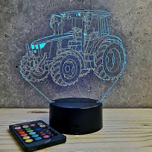 Sturdy Bedside Lamp Multi-color Remote Control 18.517cm Decorative Small Night Lightweight 2