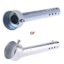 Fitting 48mm Moto Angled Exhaust Insert Baffle End Can Db Killer Silencer Muffler Elbow 175mm Length -QH