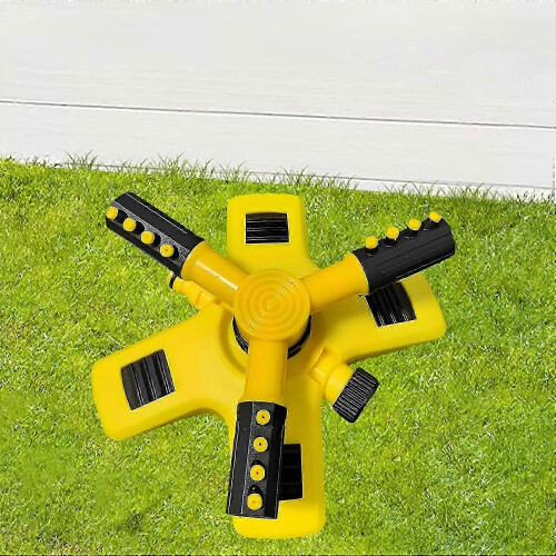 Garden Sprinkler 360 Rotary Adjustable Lawn Watering System with Pressure & Coverage 1