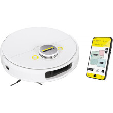 Karcher 1.269-641.0 Robotic Vacuum Cleaner RCV 5 Carpet / Hard Floor White
