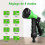 8 Function Watering Gun Adjustable Sprayer, with Connection Accessories Set Hose 3