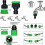 8 Function Watering Gun Adjustable Sprayer, with Connection Accessories Set Hose 5