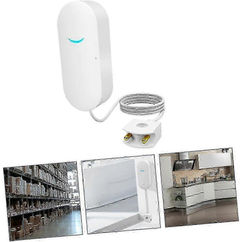 Durable Water Immersion Sensor, ABS Material Intelligent Alarm, 1 Piece, Bathroom Basement Leakage Detection 2