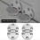 2 Pcs Sturdy Flap Hinges, Sewing Machine Table Recessed Hinge Self Supporting Flip Hinge Screw Folding Flap 1