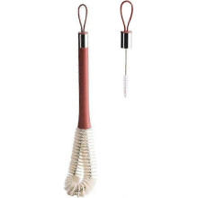 Lange flessenborstel, multifunctioneel keukenschoonmaakgereedschap, kombucha karaf/thermosfles, rood