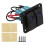 2 Gang Rocker Switch Panel IP65 Waterproof 1224V Multi Protective Fitting for Yacht Car 1