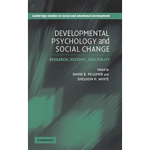 Developmental Psychology and Social Change Hardcover Book