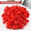 Efficient Rubber End Caps 12Mm ID PVC Round Pipe Bolt Cap Shield Screw Thread Protectors Red 100PCS 5