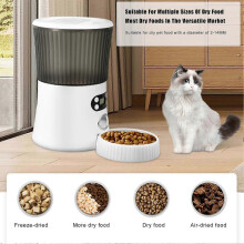 Compatible with Smart Automatic Pet Feeder Programmable Timed Pet Feeding Device Pet Feeder Video / WiFi-Enabled Pet Feeder