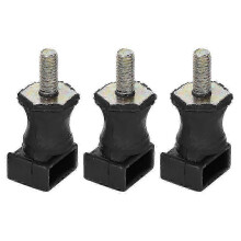 Kit di montaggio boccole affidabile e compatibile con Beetle Air Pump Staffa Cabrio EuroVan, 3 pezzi, kit di staffe di fissaggio boccole resistenti