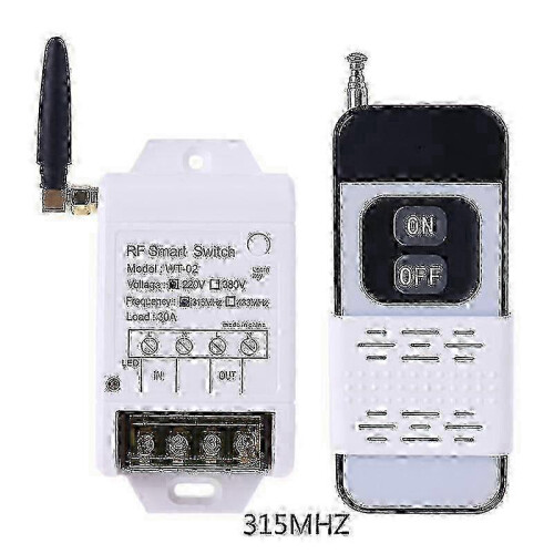 315mhz 433mhz 220v 30a Relay Wireless Remote Control Switch Receiver with Led Lightweight 2000m Powerful Transmitter Eing