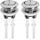 Efficient Compatible with Wall Dual Flush Buttons 38mm Hung Toilet Cistern 1