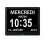 Relógio digital multifuncional de 7 polegadas com calendário, data e hora, ideal para pais com Alzheimer - Preto - 20414324mm 1