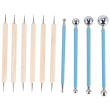 10 Piece Dotting Accessories Ball Styluses for Mandala Rock Painting, Pottery Clay Craft, Embossing Art