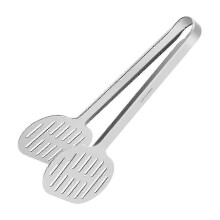 Pinze da cucina in acciaio inox - Spatola doppia per barbecue e cucina