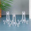 Durable Foldable Display Stand, Clear Load-bearing, 30Pcs, Commercial Display Card Bracket 4