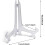 Durable Foldable Display Stand, Clear Load-bearing, 30Pcs, Commercial Display Card Bracket 2