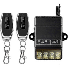 Duurzame draadloze afstandsbediening, DC 12V/24V/48V/72V RF voor beveiligingssysteem, pomp, slagboom, deurgordijn, bereik 100 meter