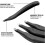 3Pcs Durable Professional Magnetic Staple Remover Puller, Rubberized Staple Removal Tool(Black) 3