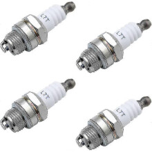 Set van 4 L7t bougies, reserveonderdelen voor kettingzagen en grasmaaiers met 2-taktmotoren.