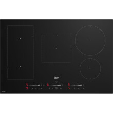 Beko HII85700UFT IndyFlex 78cm 5 Burners Induction Hob Touch Control Black