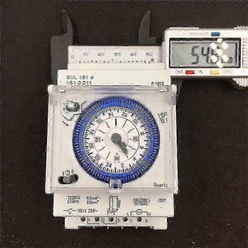 Analog Mechanical Timer Switch 110v-220v 24 Hours Daily Programmable 15min Setting Time Switch Rela 2