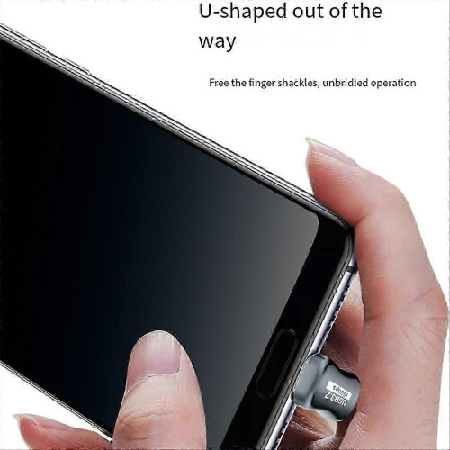 Sturdy PD 100W USB C to Type C Elbow OTG Data Wire Cable USB 3.2 Gen 2,C 2