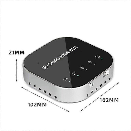Desktop USB-conferentiespeakerphone met Bluetooth-microfoon en 360-functionaliteit 2