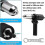 Efficient Electrical Riveter Gun,Riveter Drill Adapter,Diameter 2.4 or 3.2/4.0/4.8mm Rivet Head and Black Handle Wrench 3