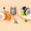 Durable Pull String Snail Auto Toy Baby Learn to Crawl and Pull Toy with Lightweight and Music 5