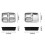 Durable Divider Bento Box Multi-grids Food Container Plastic Storage Boxes School 5