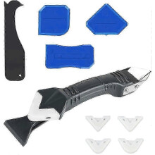 Alisador de rejunte eficiente, conjunto de 11 espátulas de silicone, ferramenta 3 em 1 para remoção de silicone e rejunte.